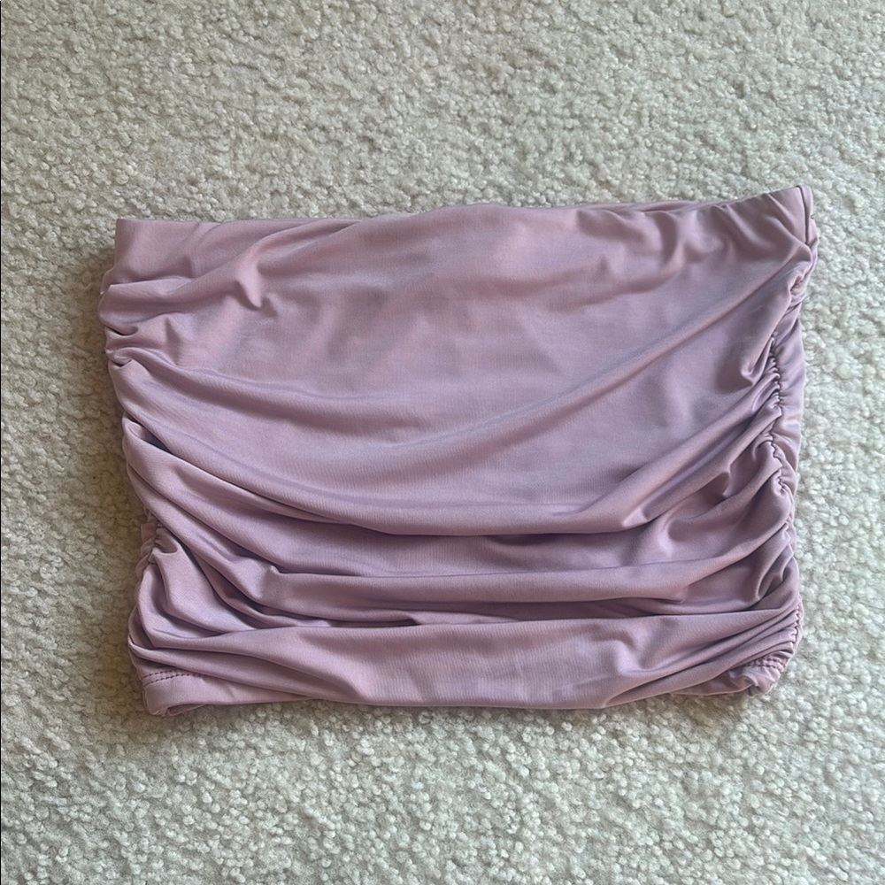RSQ Lavender Ruched Tube Top